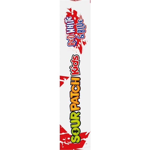 SOUR PATCH KIDS RED, WHITE & BLUE SOFT & CHEWY CANDY, 3.08 OZ