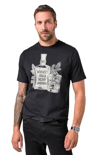 JP 1880 Camiseta Media Manga, Navidad, Estampado navideño en el Pecho 843067
