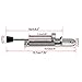 Sumnacon Kickdown Door Stops, Stainless Steel Easy Step Door Stopper, Spring Loaded Telescopic Step On/Off Door Stopper Rubber, Adjustable Heavy Duty Door Locks Holder Stop/Release by Foot