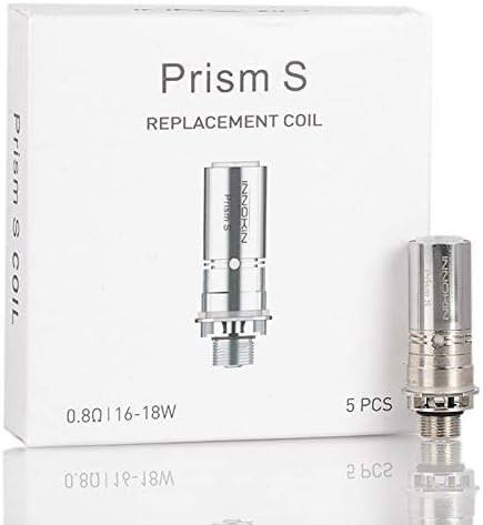 Innokin Coils T18/ T18E/ Prism S/I Sub/I Sub BVC/ T20 No Nicotine TPD Compliant (Prism S (0.8ohm))