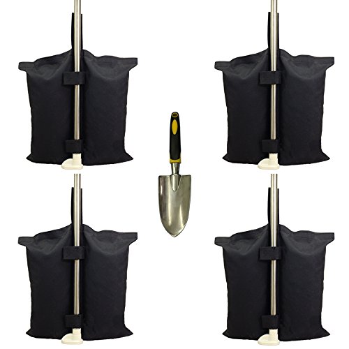 YELAIYEHAO 4 PCS Weights Bag for Pop up Canopy Tent Weighted Feet Bag Sand Bag with 1 Gardening Shovel (4+1) - Thumbnail 7