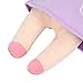 SKM Me Too Angela Stuffed Soft Cuddly Doll Toy Bunny Girls Baby Plush Rabbit Doll for Baby Kids, Birthday Gifts, Kid's Sleeping Partner, 14 inch+Gift Bag (Purple)