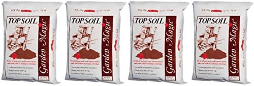 Michigan Peat 5540 Garden Magic Top Soil, 40-Pound (4-(Pack))