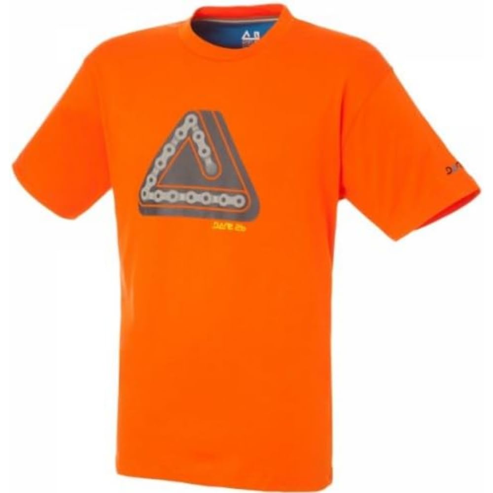 Dare 2b Men's Bike Chain Breathable T-Shirt - Orange Fizz, Large