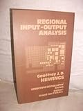 Regional Input-Output Analysis, Hewings, Geoffrey, 0803925212