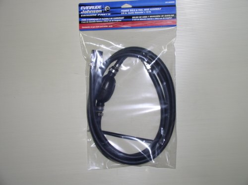 Evinrude Johnson 3/8″ 10’ EPA Compliant Fuel Hose & Primer Bulb Assy 5008589