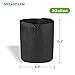 MELONFARM 5-Pack 3 Gallon Plant Grow Bags – Smart Thickened Non-Woven Aeration Fabric Pots Container with Strap Handles for Garden and Plantingthumb 1