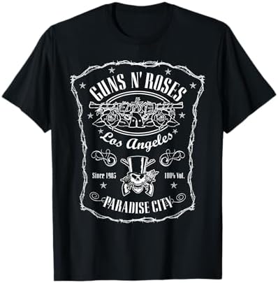 Amazon.com: Bravado Guns N Roses L.A. 1989 Bullet T-Shirt (X-Large