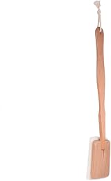 minkissy Natural Loofah Bath Brush Long Handle Exfoliating Shower Scrubber for view 7