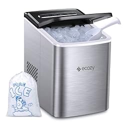 ecozy Portable Ice Maker Countertop, 9 Cubes Ready