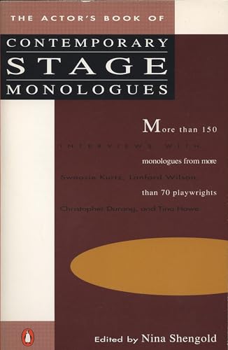 The Actor's Book of Contemporary Stage Monologues: More Than 150 Monologues from More Than 70 Playwrights