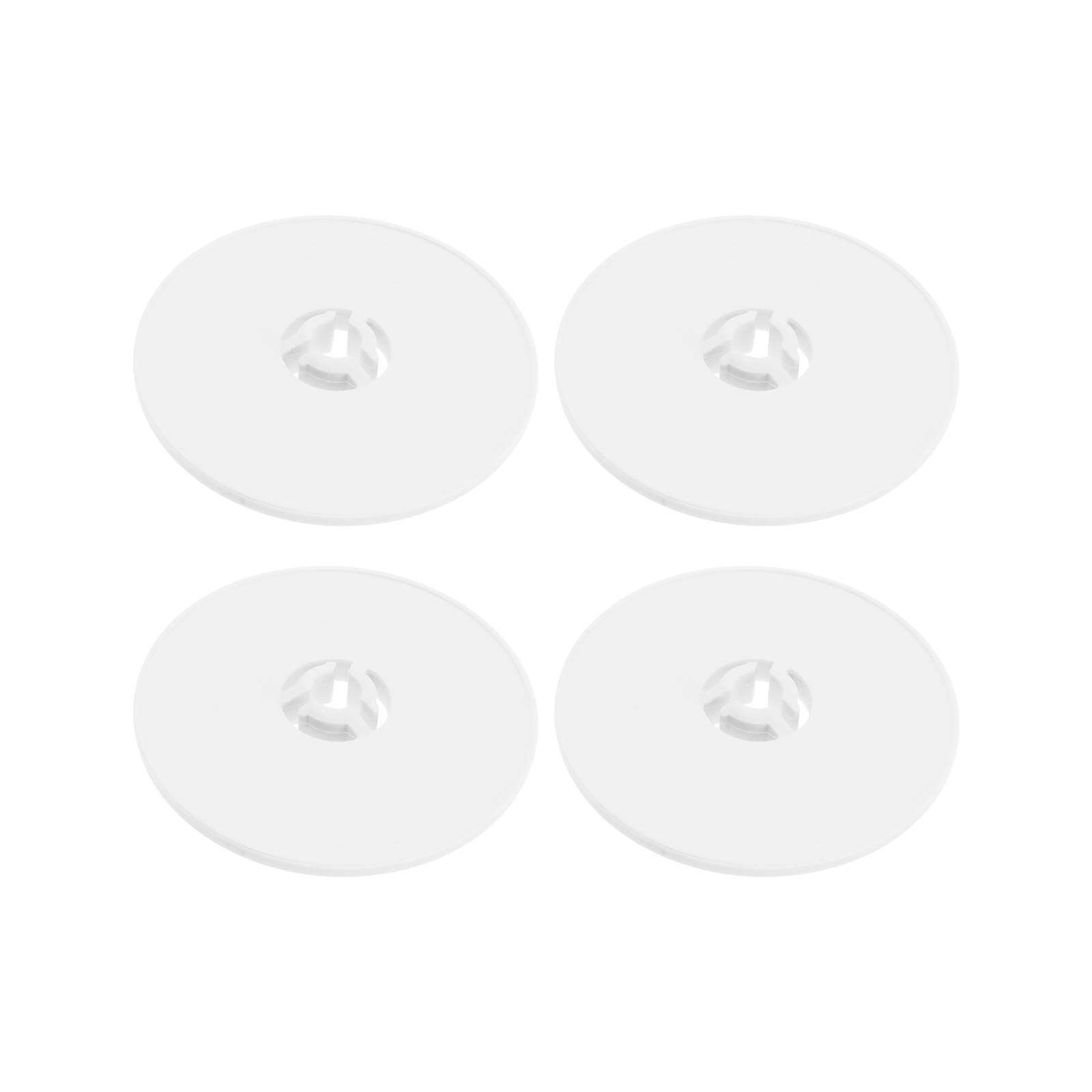 OTOTEC 4pcs Large Sewing Machine Spool Pin Cap Replacement Spool Cap Plastic Sewing Spool Bobbin Cap Compatible with Brother, White