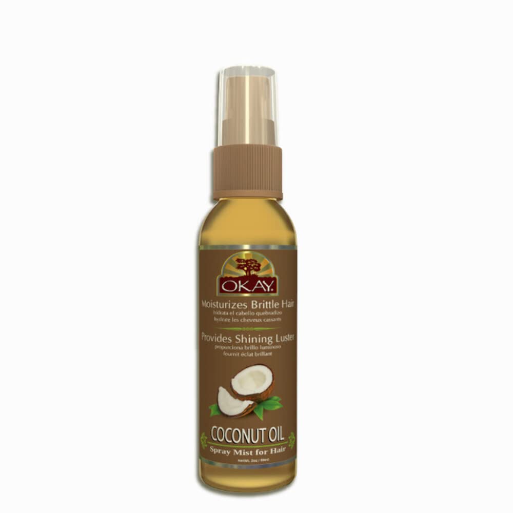 Okay MIST HAIR SPRAY with COCONUT OIL 2oz / 59ml