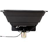 MAXXTUFF Food Plot Spreader, 50 lb Capacity 12V ATV Broadcast Seeder for Seed, Fertilizer &amp; Deer Feed, Adjustable Shut-Off Gate, Universal ATV Mount with Hopper Cover
