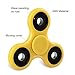 Rosmax Tri Fidget Hand Spinner, Ultra Fast Bearings, Finger Toy, Great Gift for ADD, ADHD, Anxiety, and Autism Adult Children(Yellow)