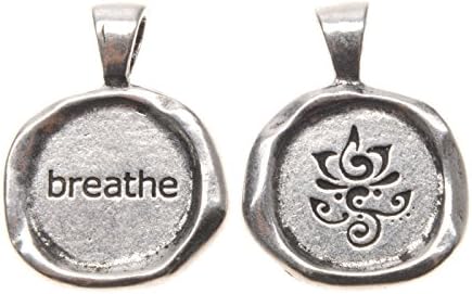 BREATHE WAX SEAL PENDANT CHARM