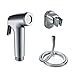 ROVATE Hand Held Bidet Sprayer for Toilet, Cloth Diaper Sprayer Set for Toilet with Handheld Sprayer 1.5m Hose and Fix Holder