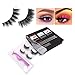 Trooer Magnetic Eyelashes Kit 3D Charming Waterproof Magnetic Eyelashes With Eyeliner Set 2 Tubes of Magnetic Eyeliner and 5 Pairs Reusable Magnetic lashes For All Occasions No Glue needed