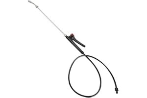 29" Stainless Steel Spray Wand with Ergonomic Hose and Adaptable Spray Settings,Universal Sprayer Wand Replacement,Adjustable