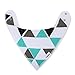Baby Bandana Bib - Unisex 4 Pack Super Absorbent, Soft, & Modern Drool Bibs with Snaps for Boys & Girls Drooling and Teething, Perfect Baby Burp Cloth Gift Set By CAMIRUS (Elk/Stripe)