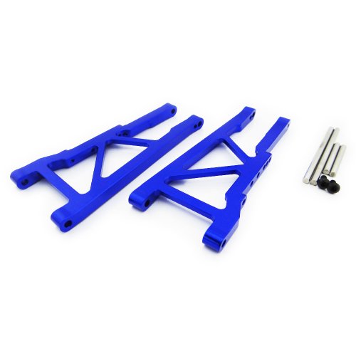 Atomik RC Alloy Rear Lower Arm, Blue fits the Traxxas 1/10 Slash 4X4 and Other Traxxas Models - Replaces Traxxas Part 3655X