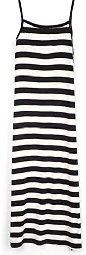 MMissy Women Long Spaghetti Strap Full Cami Slip Camisole Under Dress Liner Nightgown