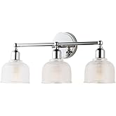Maxim Hollow-3 Light Bath Vanity-23 Inches Wide by 10 inches high