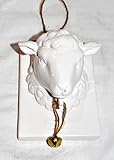 New White Sheep / Lamb with Hanging Bell Wall
