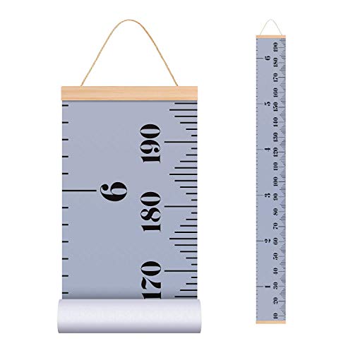 Smlper Height Chart for Kids,Growth Chart Wall Decor for Baby Room,Canvas Removable Height Ruler 79