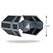 Hallmark Keepsake Christmas Ornament 2019 Year Dated Star Wars Darth Vader's Light and Sound, 2017 TIE Fighter