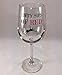 Fineware 50 Sips of Red - Funny Wine Glass - 16 Ounce Libbey Custom Printed Wine Glass Gift