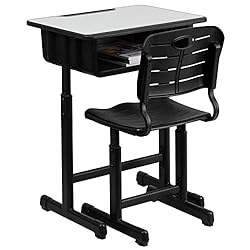 Flash Furniture Adjustable Height Student Desk and