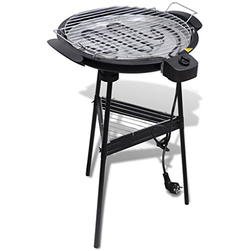vidaXL Grill Elektrisch Standgrill Tischgrill Gartengrill Elektrogrill