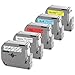 5-Pack Compatible with Brother P-Touch M Tape MK131 MK231 MK431 MK531 MK631 0.47 Inch (12mm) x 26.2 Feet (8m), Label Tape Compatible with Brother PT-90 PT-M95 PT-65 PT-85 and More primary