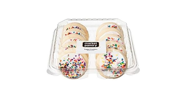 Market Pantry White Frosted Sugar Cookies 10 Count Amazon Com