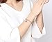 BBX JEWELRY Women's Stianless Steel Medical Alert ID Bracelets with Link Chain Heart Charms Bracelets-Free Engraving,7.5 inch