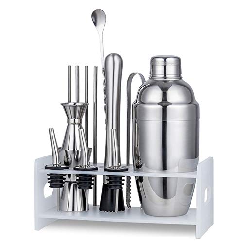 Cocktail Shaker Barkeeper-Set Stilvolle Standrahmenbasis Für Cocktail-Shaker-Set, Bartending-Kit-Halter Für Home Bar…
