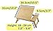 ObboMed HR-3620 Multifunctional Bamboo Laptop Table/Breakfast Bed Tray/Lapdesk, with Adjustable Tilting Top and Foldable & Extendable Legs – M : 17.1″ x 12.4″ / 43.5 x 31.5 cmthumb 4