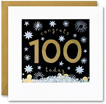 James Ellis - Age 100 Fireworks Shakies Birthday Card - PT2814