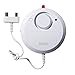 SABRE Wired Water Leak Flood Alarm Sensor with 110 dB Siren - DIY EASY Installation primary