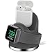OLEBR Charging Stand Compatible with iWatch 4, Airpod iPhone X/8/8Plus/7/7Plus/6s/6s Plus Dock, 2 in 1 Charging Dock for iWatch 4, Charging Station for iWatch Series 4/3/2/1/,iPhone Space Gray