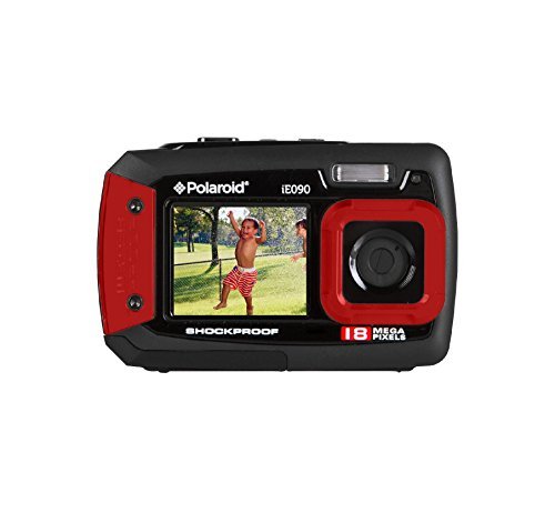 Polaroid-IE090-RED-Waterproof-Digital-Camera