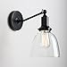 PERMO Industrial Vintage Slope Pole Wall Mount Single Sconce with 6.7