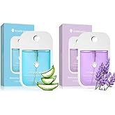 Power Mist Hand Sanitizer Spray, Power Mist Hydrating Sanitizer Spray Travel Size, Portable Pocket Hand Sanitizer Multi-Flavor Cleanses Your Hands (Blue & Purple)