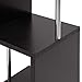 Baxton Studio Lindy 3-Tier Modern Display Shelf, Cappuccino