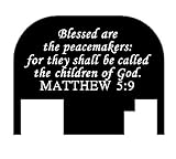 Fixxxer Rear Cover Plate Glock (Mathew 5:9 Design) Fits Most Models (Not G42, G43) Generations (Not Gen 5)