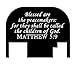 Fixxxer Rear Cover Plate Glock (Mathew 5:9 Design) Fits Most Models (Not G42, G43) Generations (Not Gen 5)