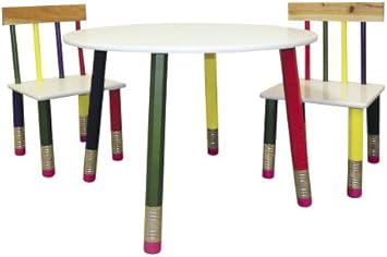 childrens table and chairs with pencil legs