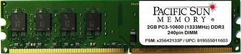 2GB PC3-10600 (1333MHz) DDR3 DIMM Upgrade for Dell Precision Workstation T5500