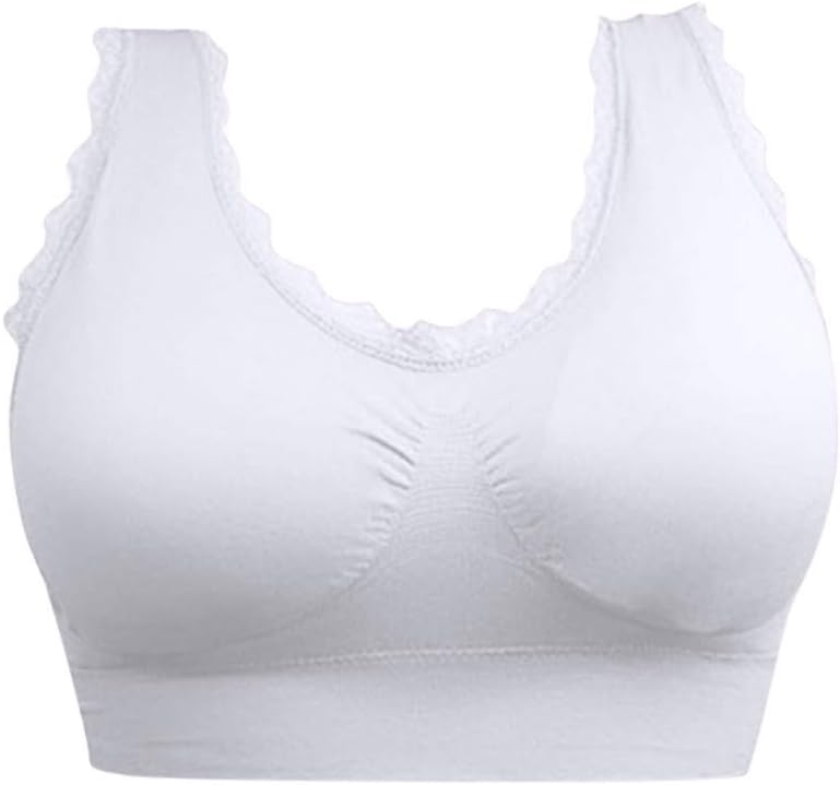 Sports Bras - Padded Seamless High Impact Support for Yoga Gym Workout Fitness